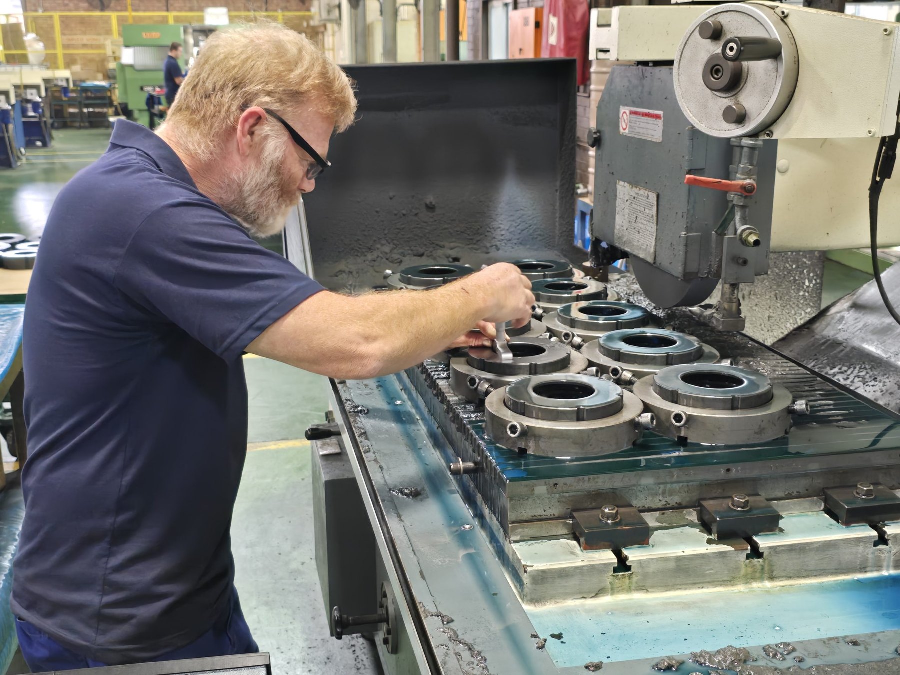 Grinding at Pitchline Engineering