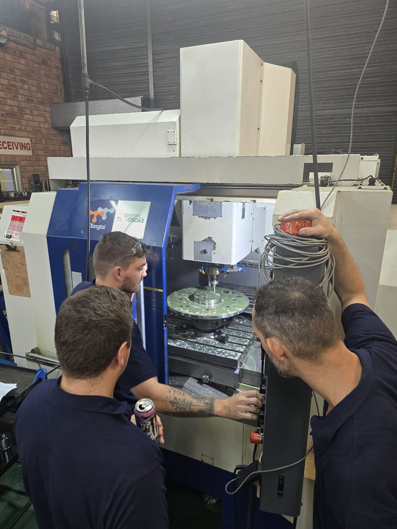 CNC milling at Pitchline Engineering