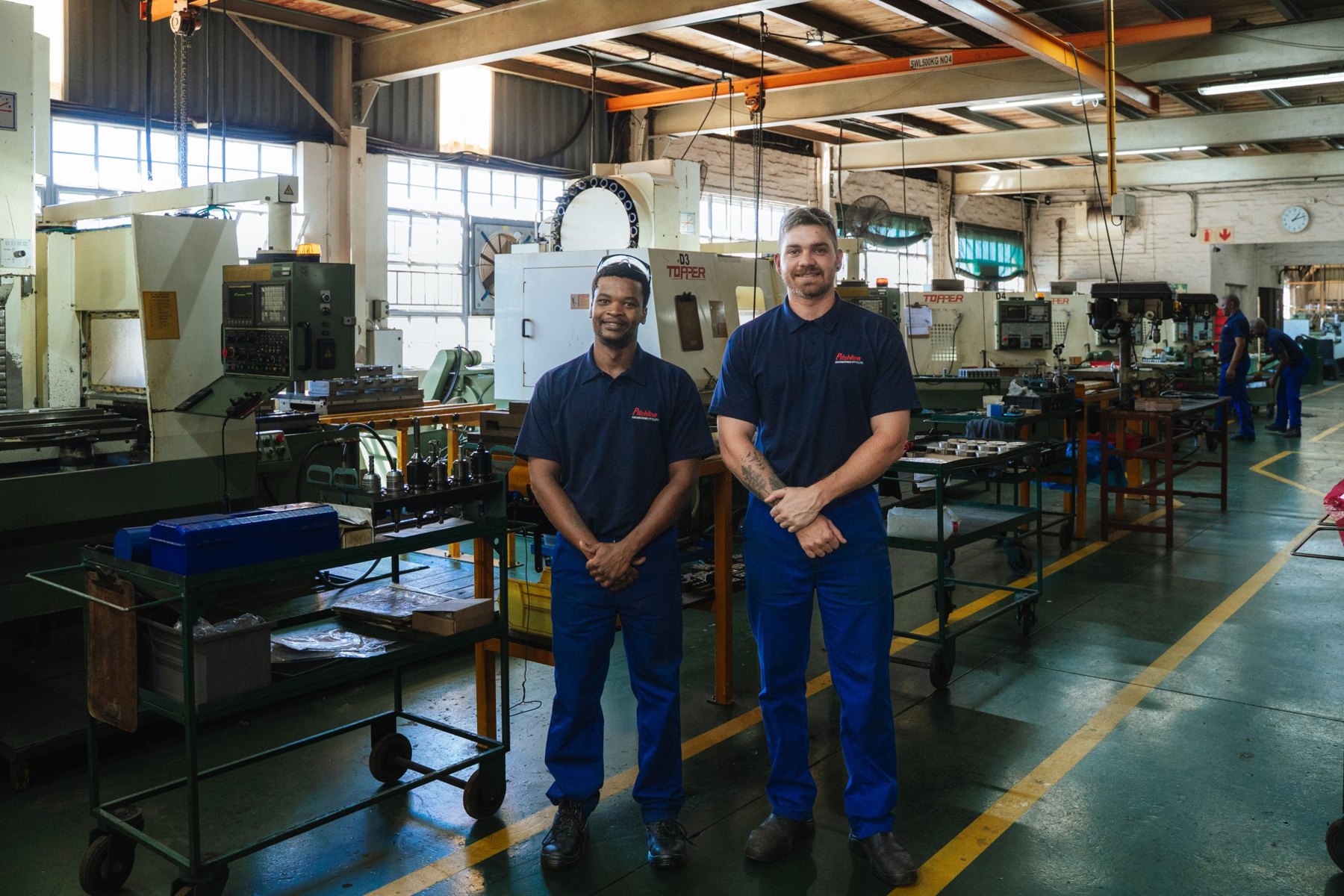 CNC milling at Pitchline Engineering