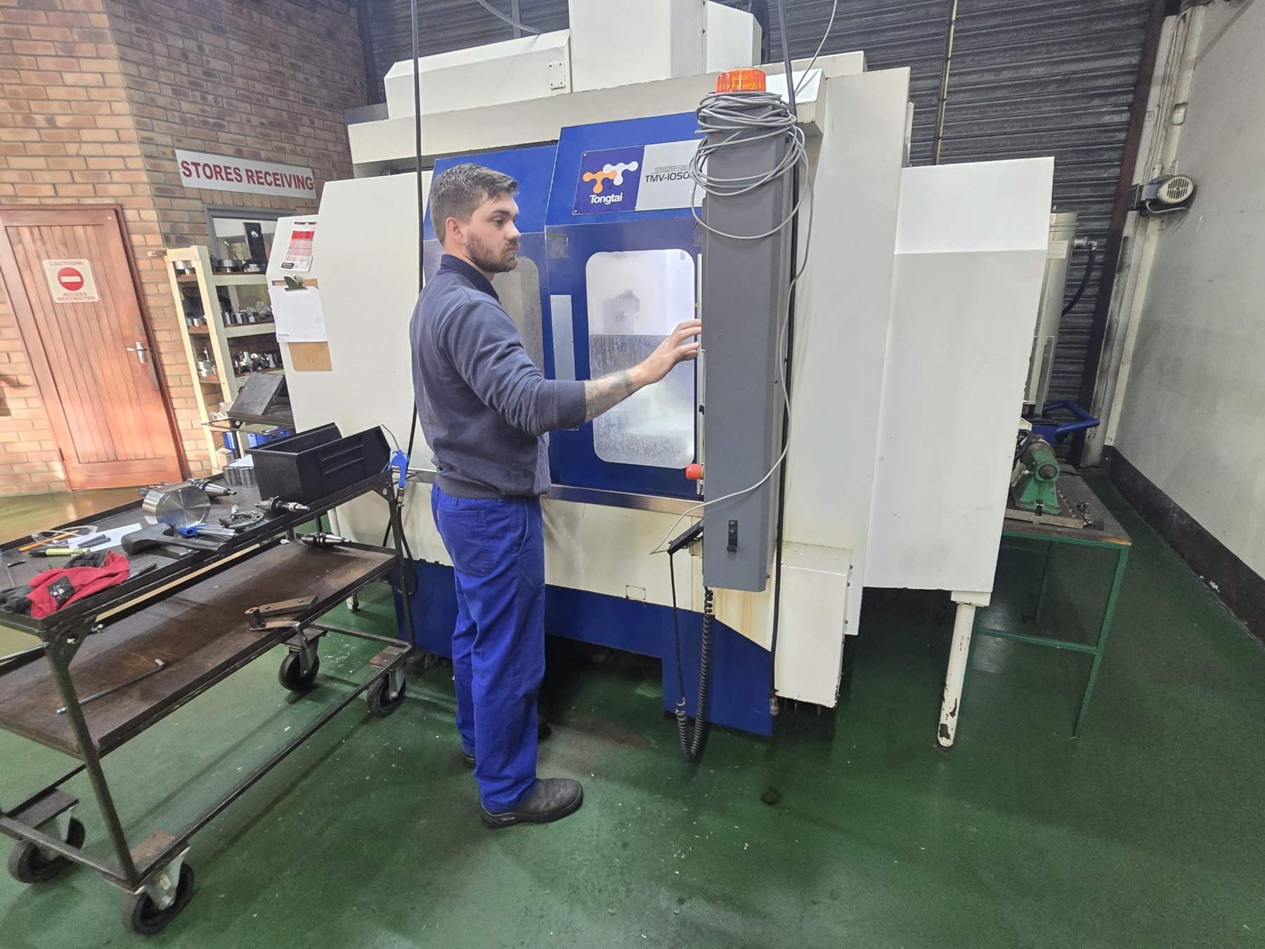 CNC milling at Pitchline Engineering