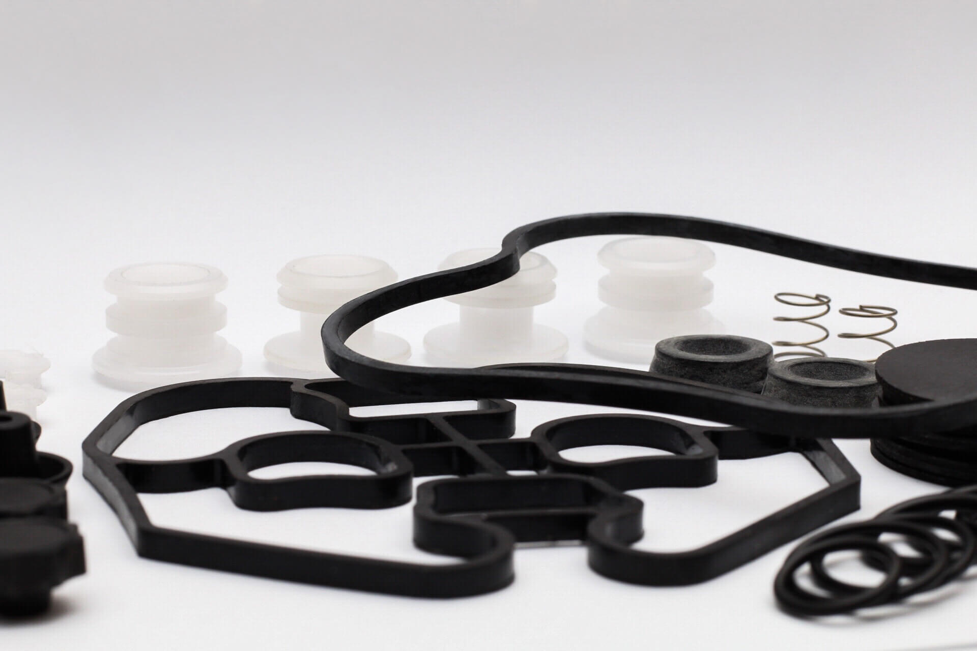 Machined and moulded air brake components produced at the Pitchline factory in Pinetown